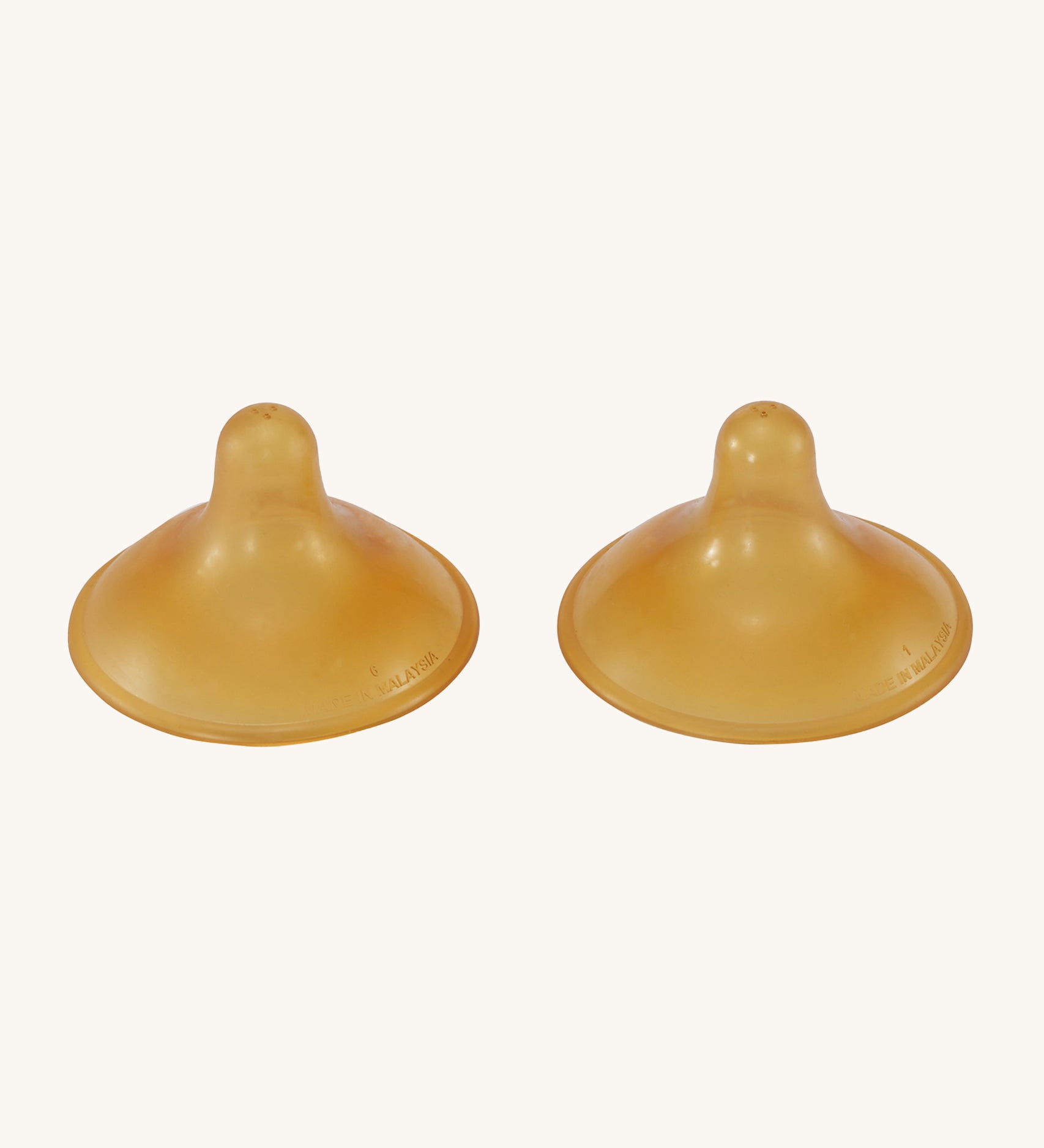 Hevea Natural Rubber Nipple Shields - 2 Pack