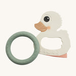 Hevea Natural Rubber Kawan Duck & Ring Teether Set