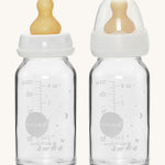 Hevea Standard Neck Glass Baby Bottle 2 Pack - 120ml