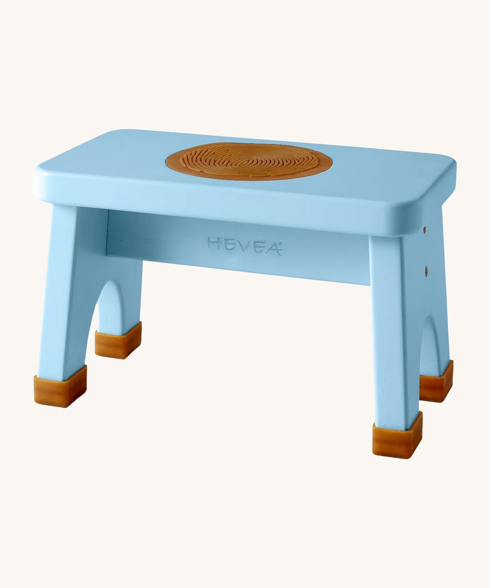 Hevea Rubberwood Step Stool - Dusty Blue.