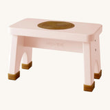 Hevea Rubberwood Step Stool - Champaign Pink