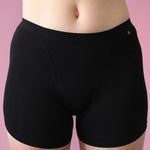 Hey Girls My Period Shorts - Black