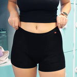 Hey Girls My Period Shorts - Black