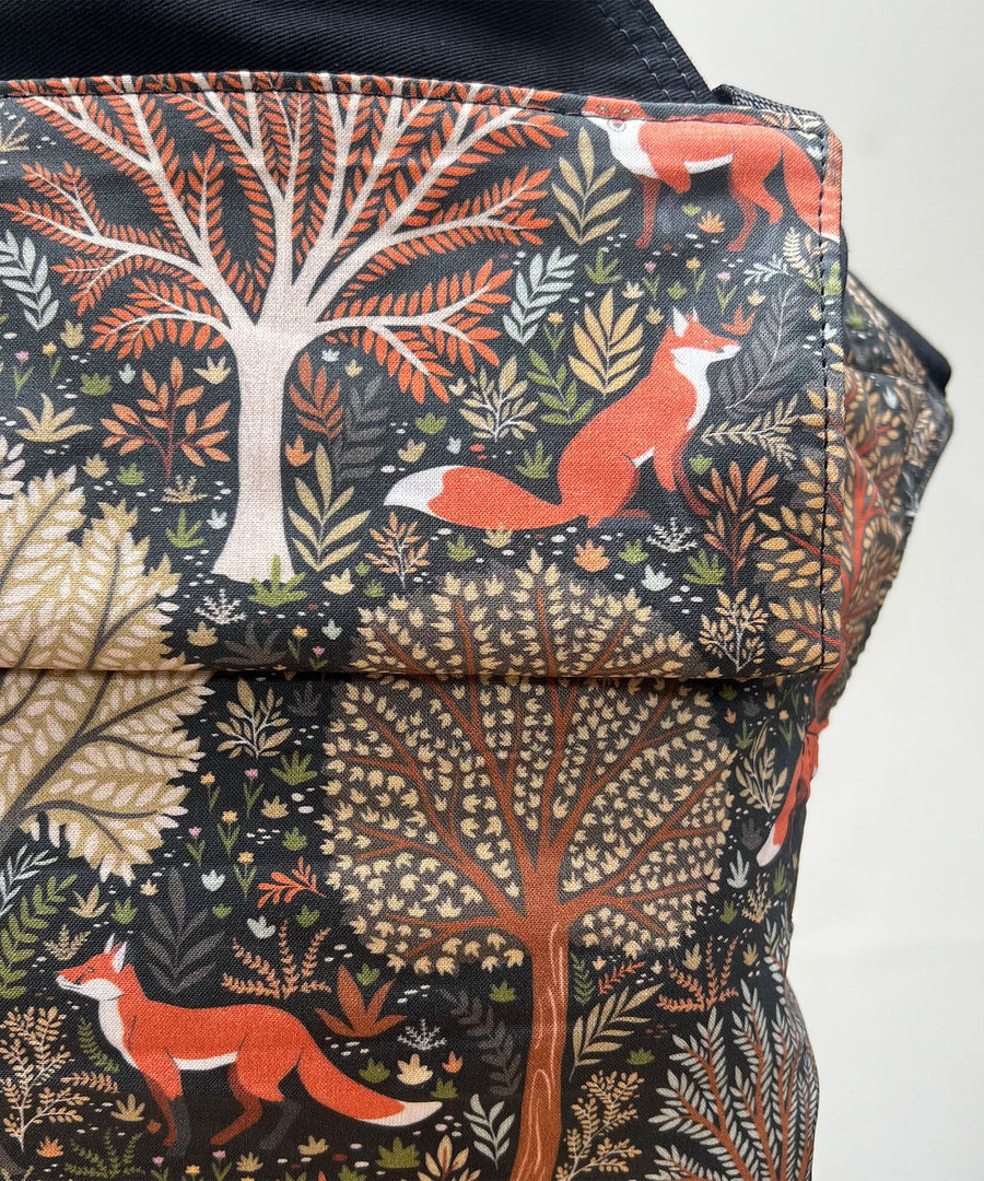 A closer look at the Woodland Fox print