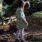 LGR Check Pocket Dress - Fern Green