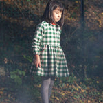 LGR Check Pocket Dress - Fern Green