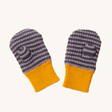 LGR Dreamy Blue Striped Knitted Mittens