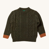 LGR From One To Another Fern Aran Knitted Jumper