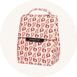 Keep Leaf lunch bag on cream background to represent lunch bags at Babipur.