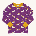 Maxomorra Horse Long Sleeve Top