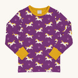 Maxomorra Horse Long Sleeve Top