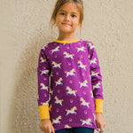 Maxomorra Horse Long Sleeve Top