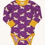 Maxomorra Horse Long Sleeve Bodysuit