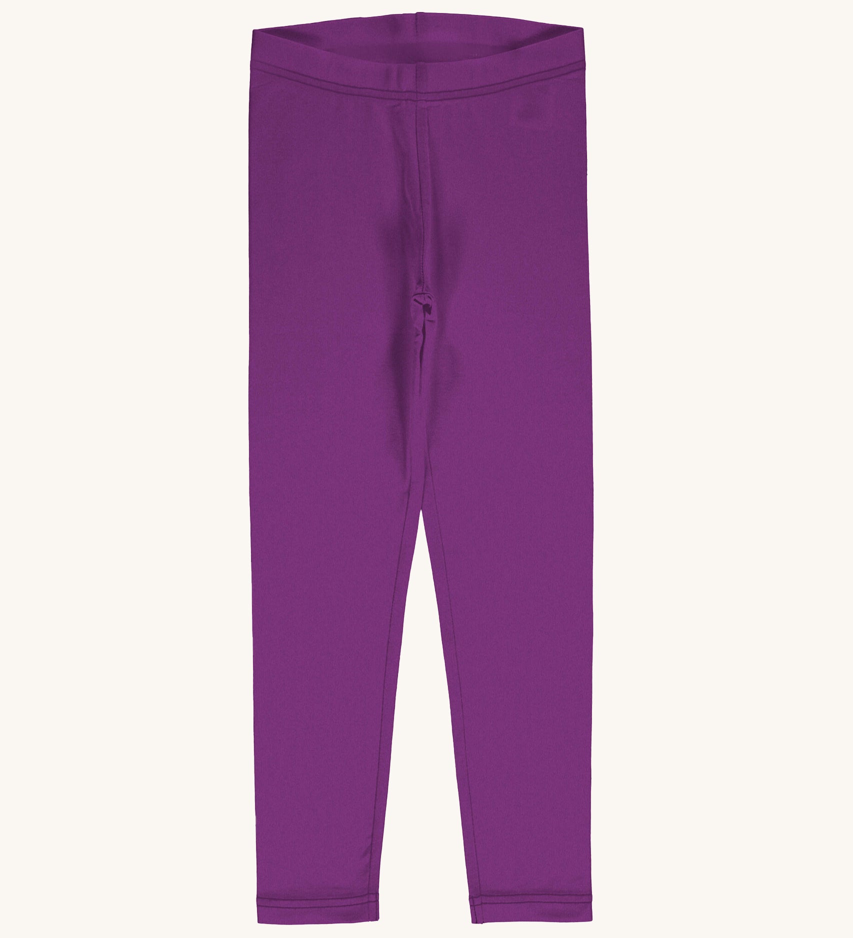 Maxomorra Organic Cotton Solid Violet Leggings