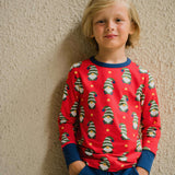 Maxomorra Swedish Santa Long Sleeve Top