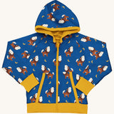 Maxomorra Wolf Reversible Zip Hoodie