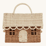 Olli Ella Gingerbread House Rattan Basket