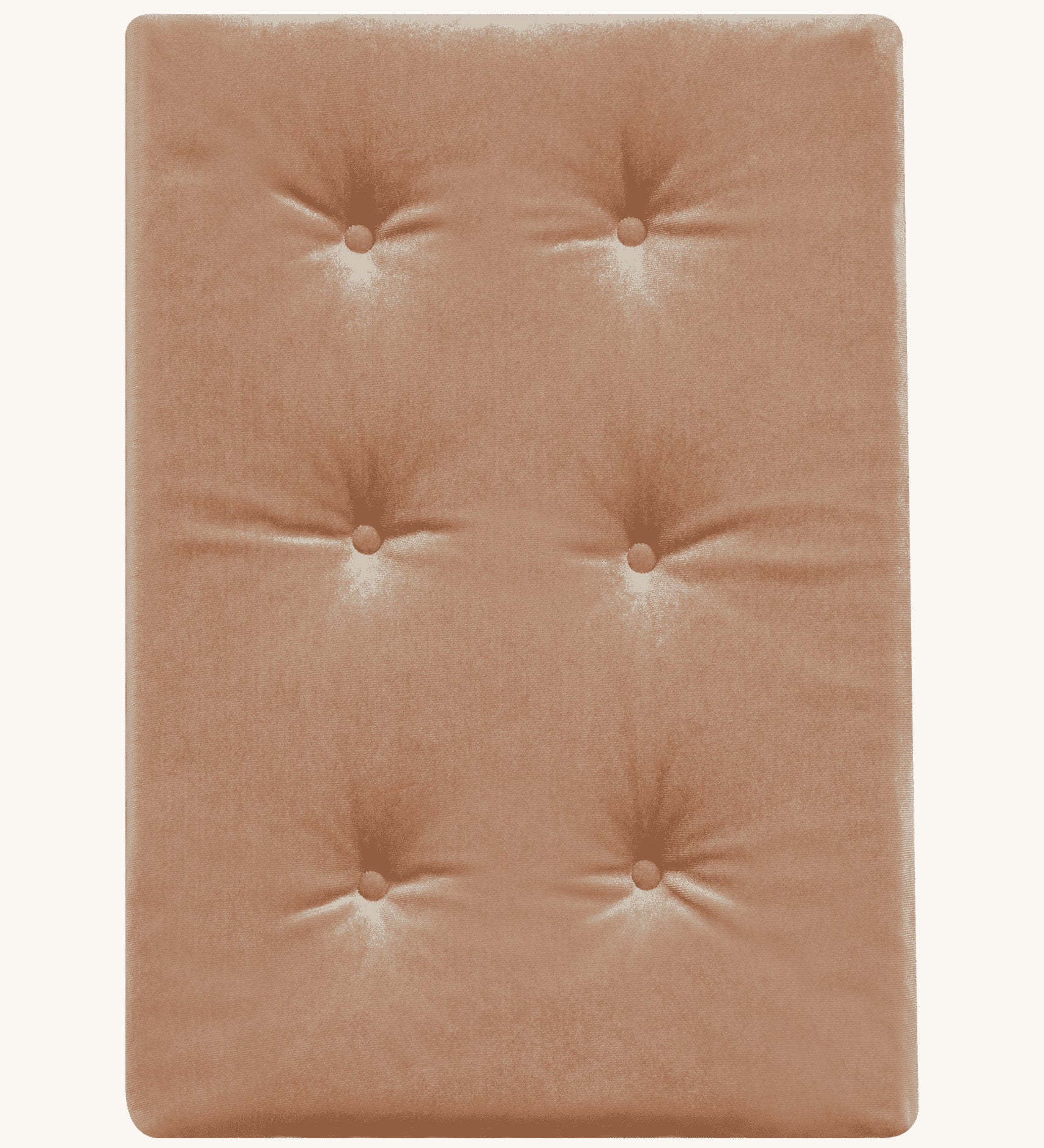 A soft, velvet Olli Ella Strolley mattress perfect for keeping any doll comfy in a Strolley. This mattress is in Champagne colour and is on a cream background