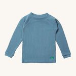 LGR Long Sleeve Waffle Top - Dreamy Blue