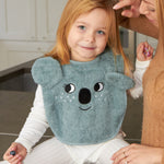 Roommate Organic Cotton Baby Bib - Koala