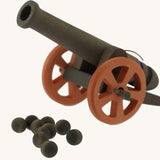 Ostheimer Large Cannon with 10 Cannonballs