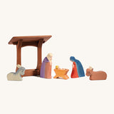 Ostheimer Nativity Manger With Roof