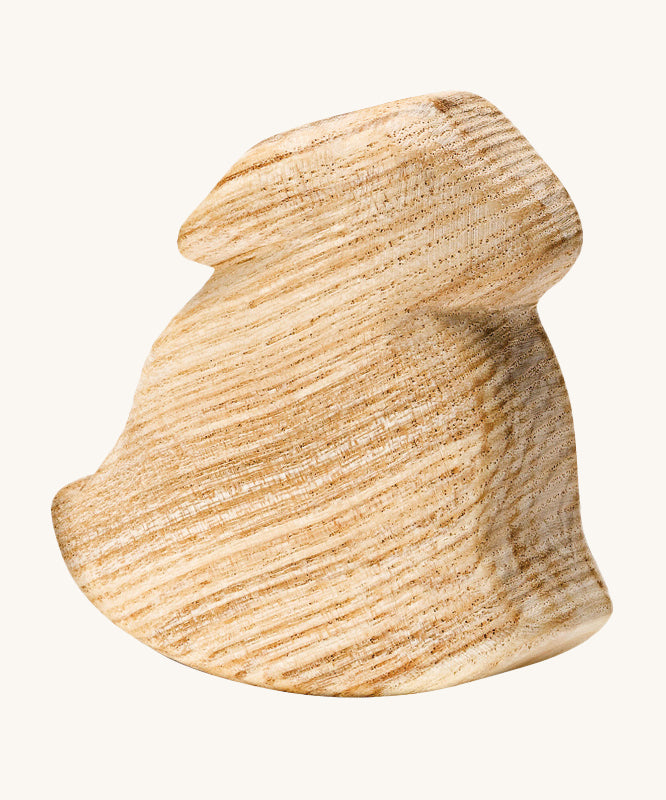 Ostheimer Natural Rocking Rabbit. A beautiful handmade, natural wood rabbit toy with a curved base to allow for rocking when pushed.