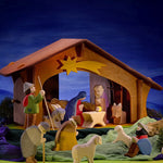 Ostheimer Nativity Stable With Star & Bird Perch