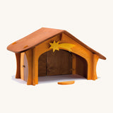 Ostheimer Nativity Stable With Star & Bird Perch