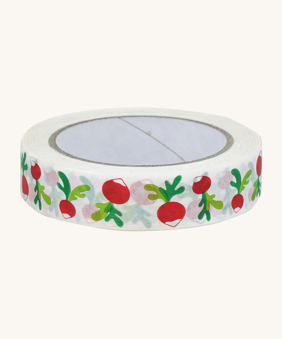 Babipur Radish Eco Paper Tape, on a cream background