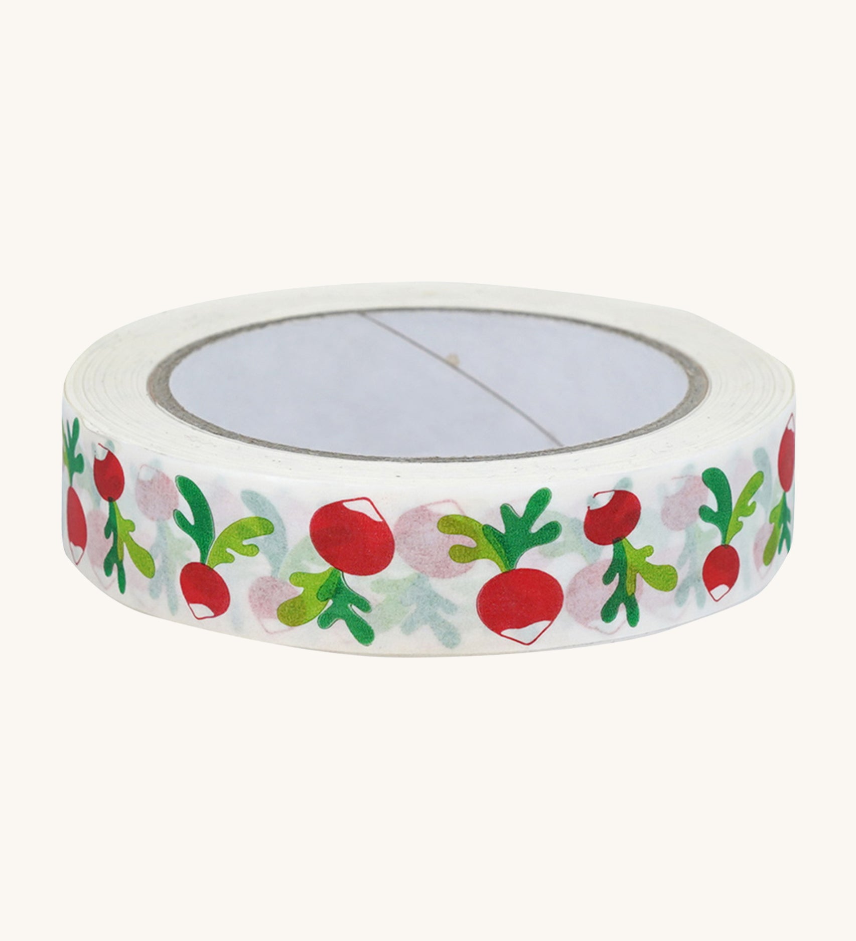 Babipur Radish Eco Paper Tape, on a cream background