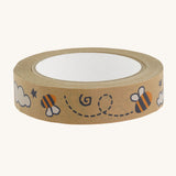 Babipur Kraft Eco Paper Tape - Buzzy Bee