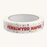 Babipur Eco Paper Tape Colourful - Penblwydd Hapus