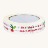 Babipur "Radish is a mainstream veg" Eco Paper Tape