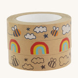 Babipur Kraft Eco Paper Tape - Rainbow