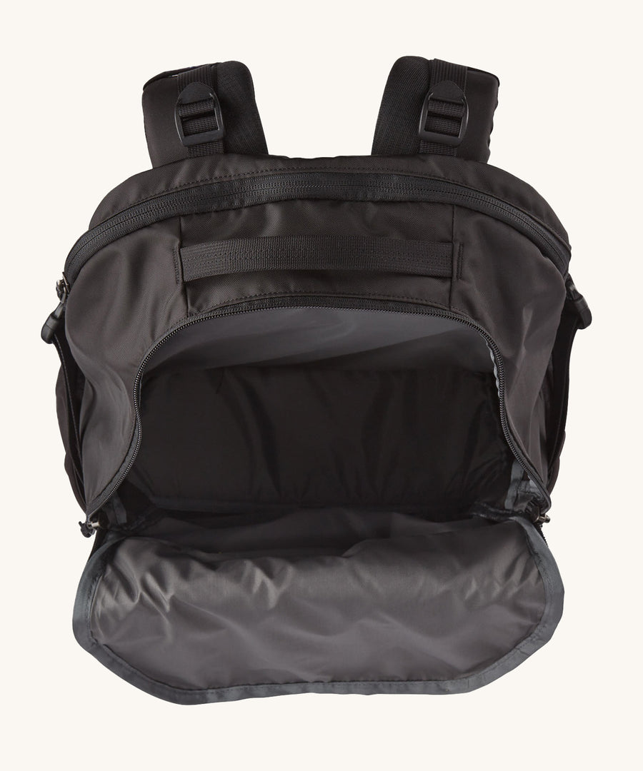 The inside of the Patagonia Refugio Day Pack 30L Black