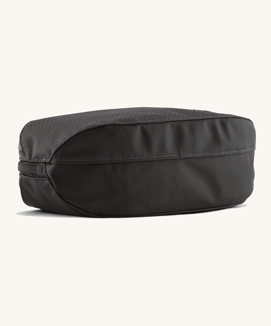 The bottom of the Patagonia Black Hole Cube 3L Black