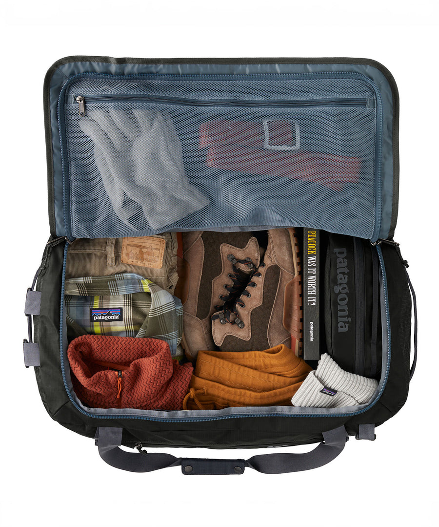 Patagonia Black Hole Cube 3L inside a Duffel Bag