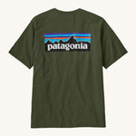 T-shirt Patagonia P-6 Logo Responsibili pour homme - Vert pin Torrey