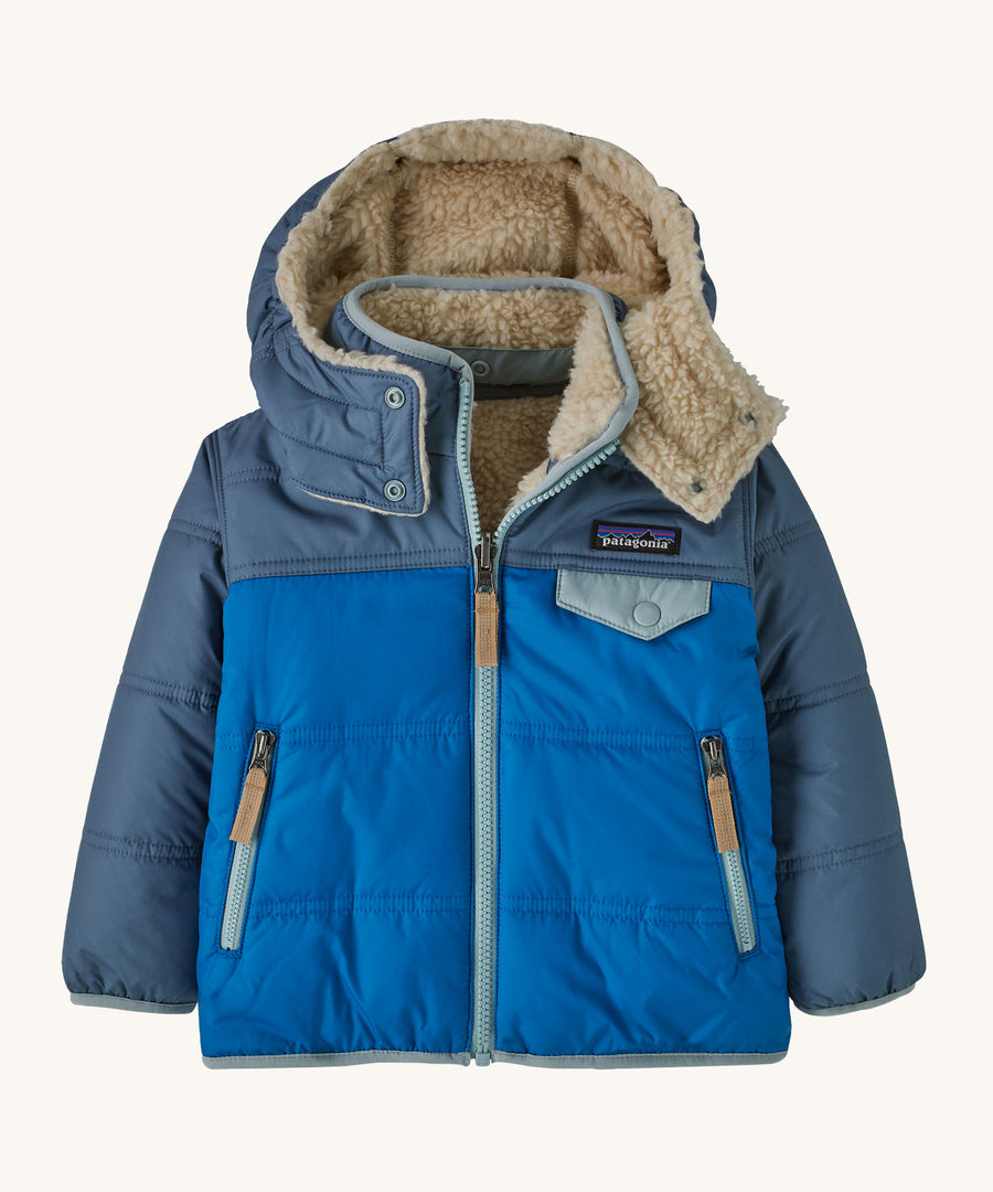 Patagonia Baby Reversible Tribbles Hoody - Endless Blue