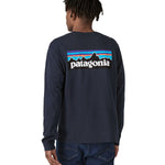 Patagonia L/S P-6 Logo Responsibili-Tee - New Navy