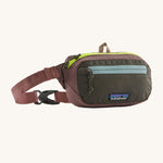 Patagonia Ultralight Black Hole Mini Bum Bag - Patchwork Green