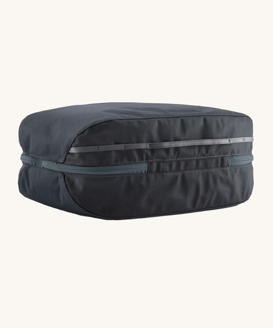 The bottom of the Patagonia Black Hole Cube 14L Black