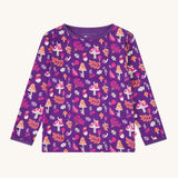 Piccalilly Woodland Treasures Long Sleeve Fitted Top with a beautiful woodland print