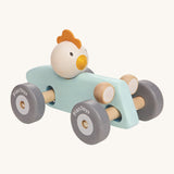 Plan Toys Chicken Racing Car - Blue