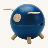 PlanToys Blue Piggy Bank