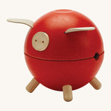 PlanToys Red Piggy Bank