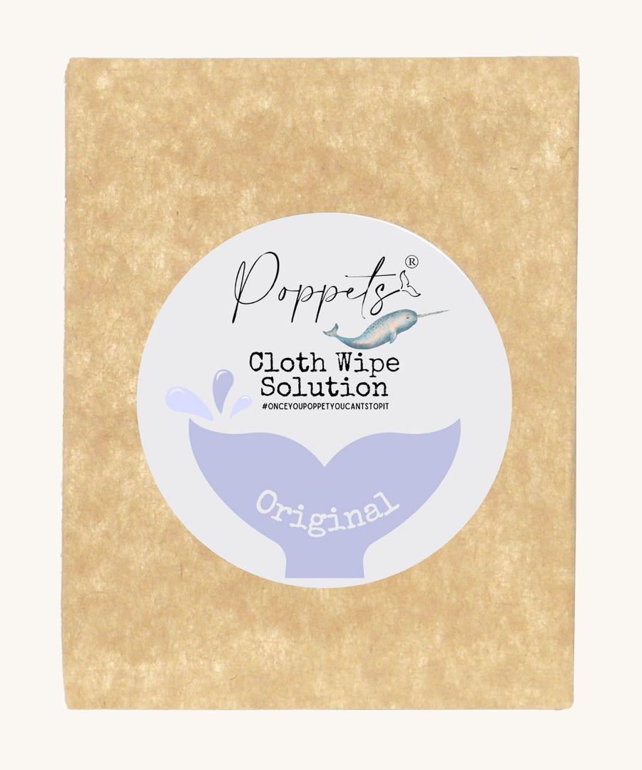 Poppets Reusable Baby Wipes Solution Sample Pack Original