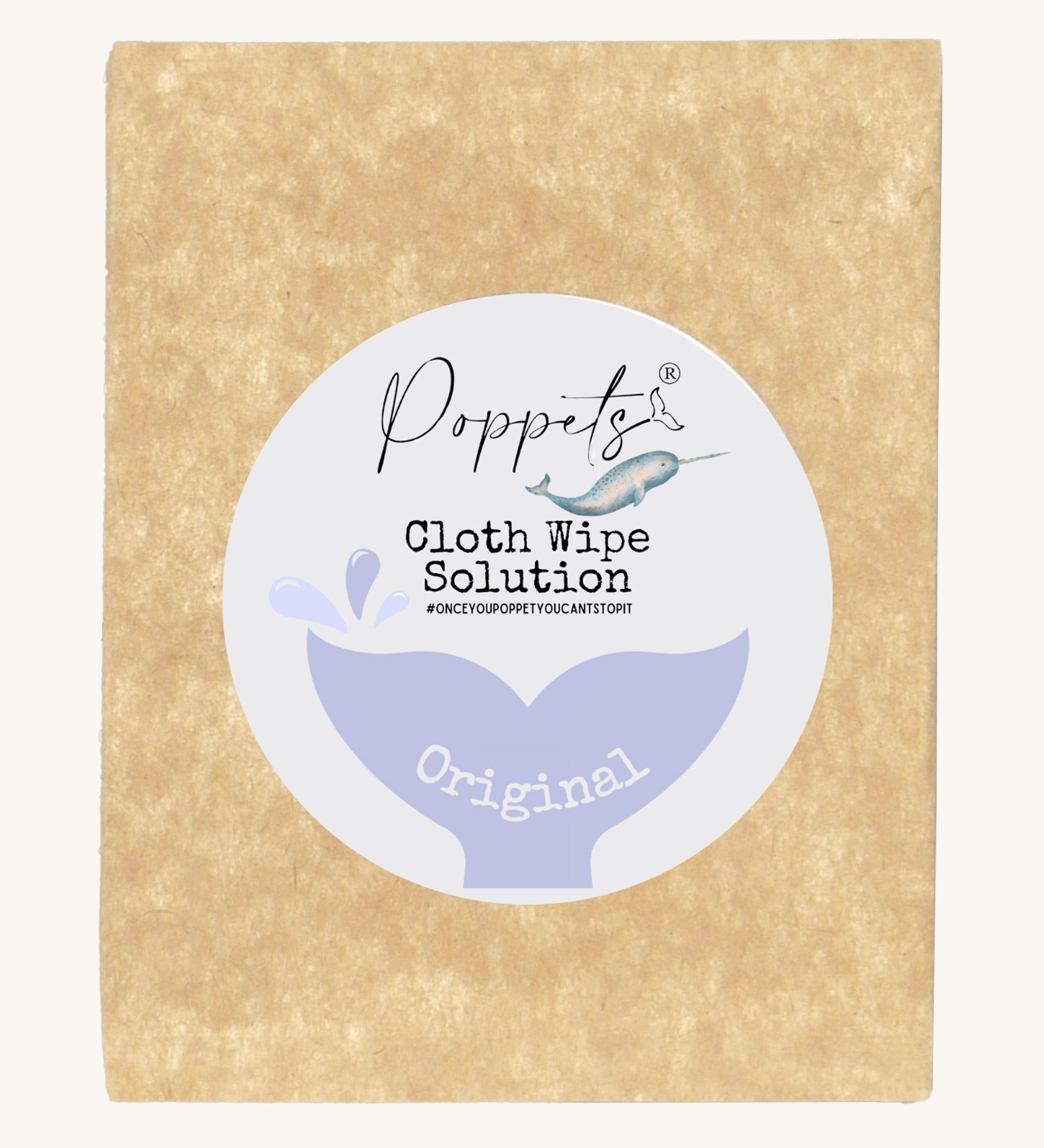 Poppets Reusable Baby Wipes Solution Sample Pack Original