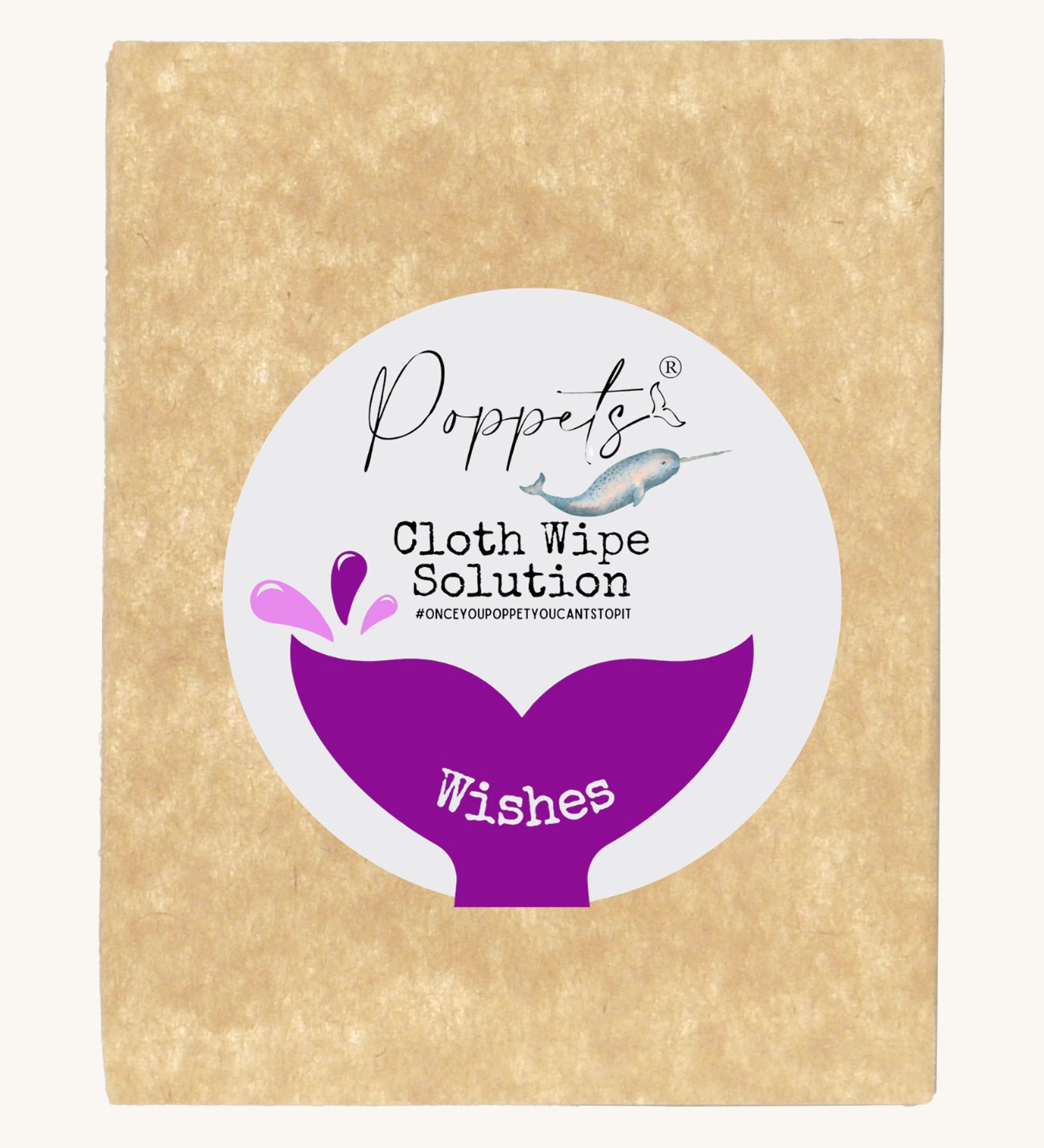 Poppets Reusable Baby Wipes Solution Sample Pack Wishes